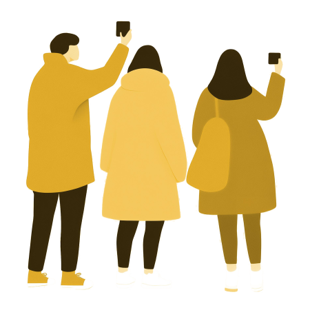 Cartoon Friends fSelfies